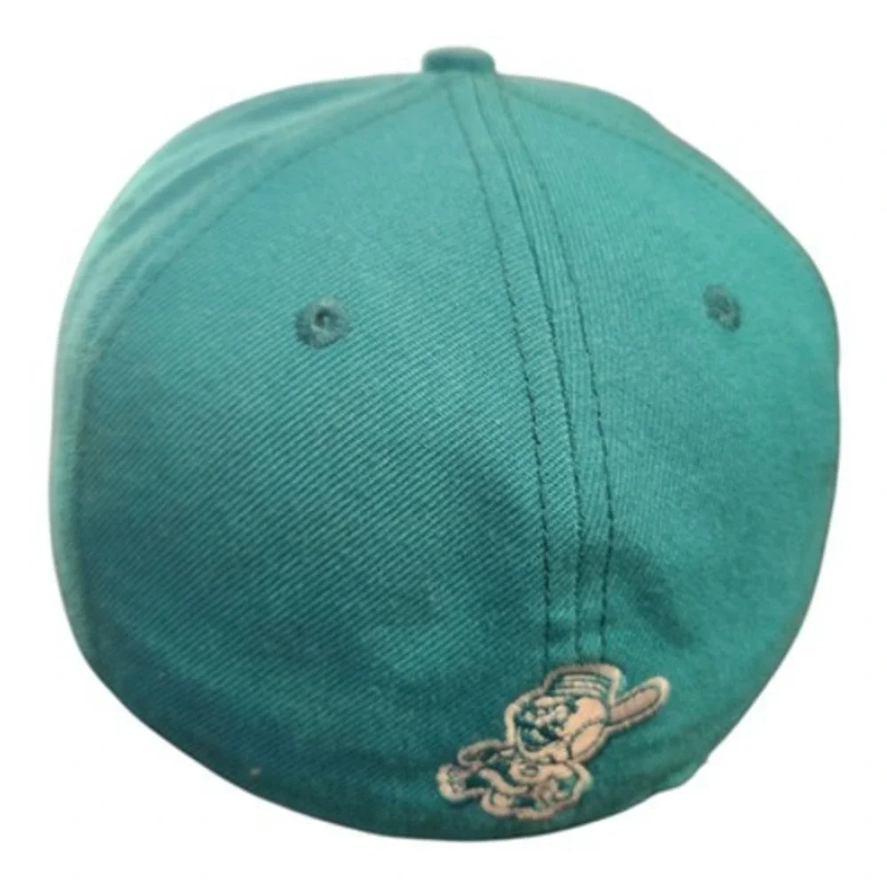 New Era 59FIFTY Cincinnati Reds Mr Redlegs Teal Fitted Hat‎ Size 7 1/8 MLB Cap